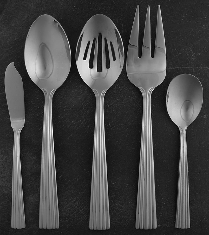 Berkeley (Stainless) 5 Piece Hostess Set by Reed & Barton-1