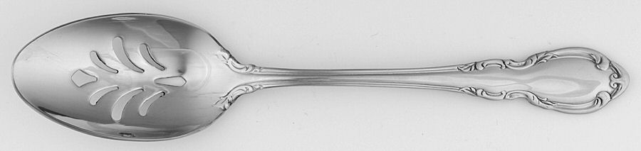 Wimberly (Stainless) Pierced Tablespoon (Serving Spoon) by RSVP Flatware-1