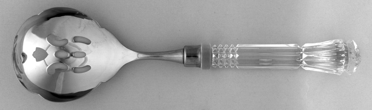 RDS164 (Stainless) Pierced Serving Spoon with Stainless Bowl by Reed & Barton-1