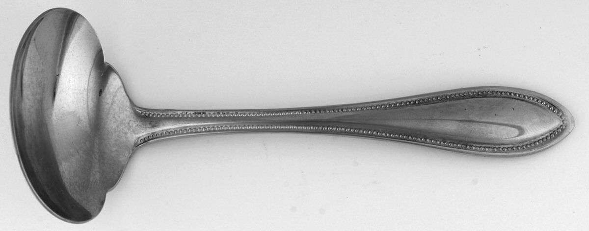 RXV5 (Stainless) Solid Piece Cream Ladle by RSVP Flatware-1