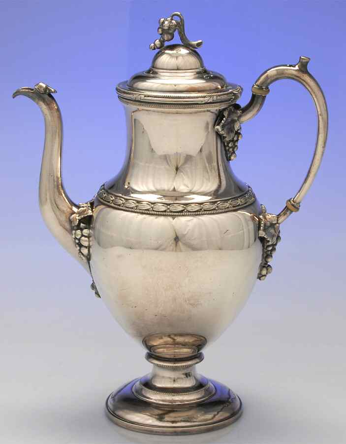1950-1 (Silverplate, Hollowware) Silverplate Coffee Pot by Reed & Barton-1