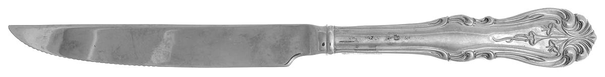 Tubor Lily (Stainless) Individual Solid Handle Steak Knife by Reed & Barton-1