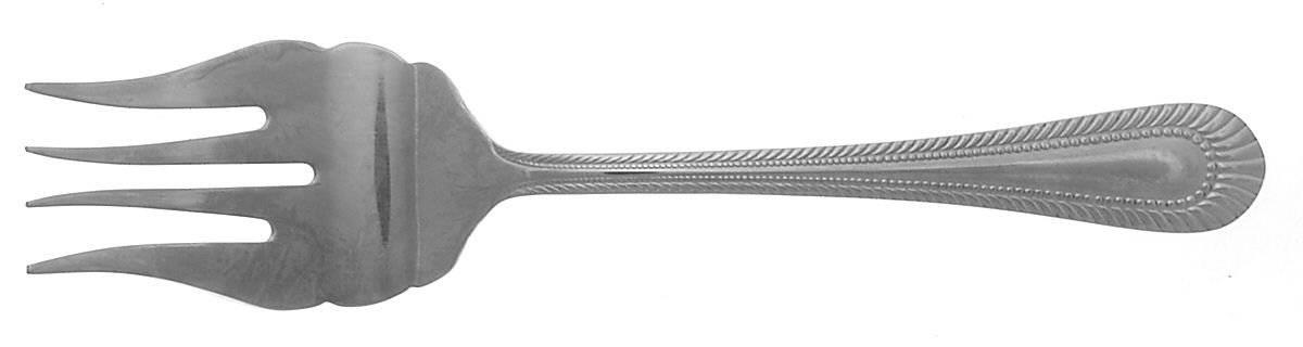 Wickham-Aldridge (Stainless) Medium Solid Cold Meat Serving Fork by RSVP Flatware-1