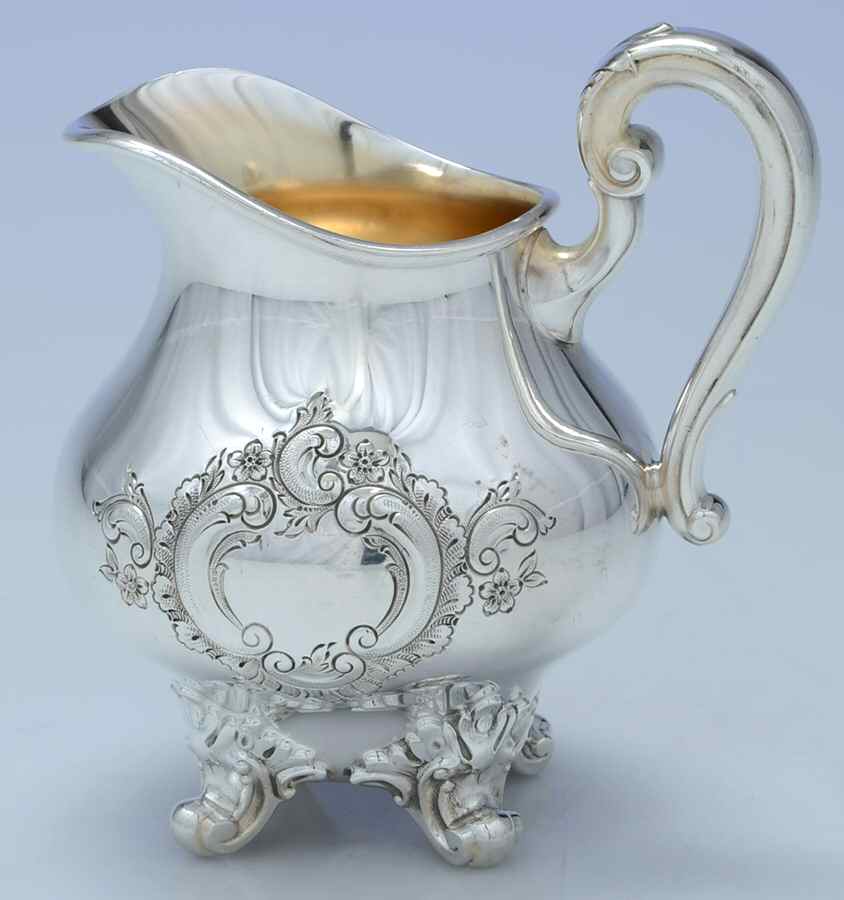 Regent-Chased (5600C3, Silverplate, Hollowware) Creamer by Reed & Barton-1