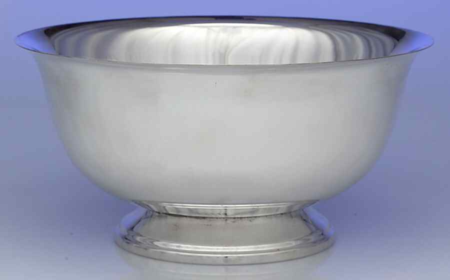463 (Sterling, Hollowware) Paul Revere Sterling Bowl by Revere Silver-1