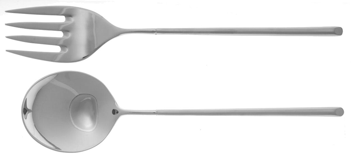 Willow (Stainless) Solid Serving Set by Retroneu-1