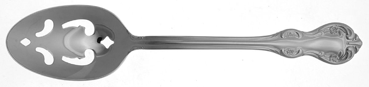 Bradberry (Stainless) Pierced Tablespoon (Serving Spoon) by RSVP Flatware-1