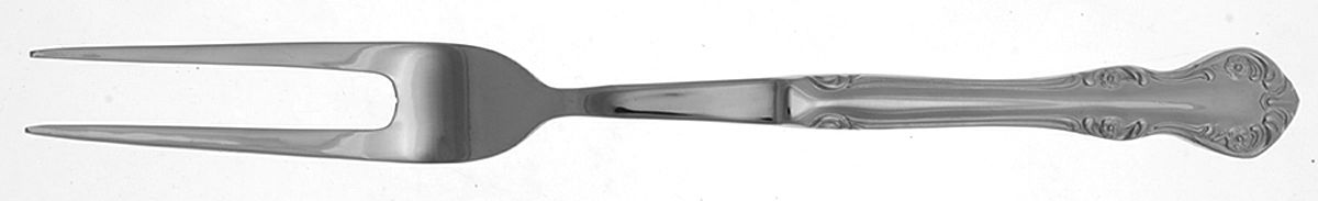 Bradberry (Stainless) Small Steak Carving Fork with Stainless Prongs by RSVP Flatware-1