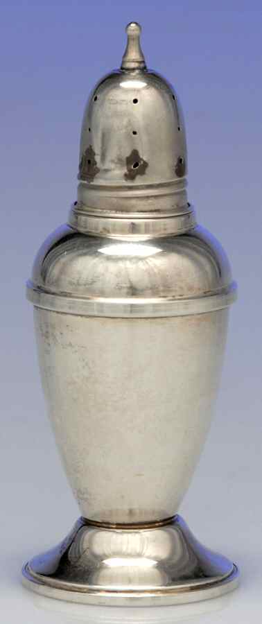 40 (Sterling, Hollowware) Weighted Salt Shaker by Reed & Barton-1