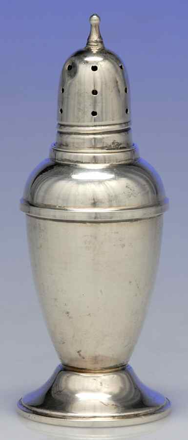 40 (Sterling, Hollowware) Weighted Pepper Shaker by Reed & Barton-1