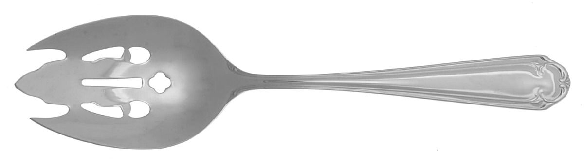 Grand Tour (Stainless) Pierced Vegetable Serving Spoon by Reed & Barton-1