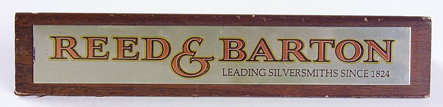 Advertising Signs Wood and Metal Advertising Sign by Reed & Barton-1
