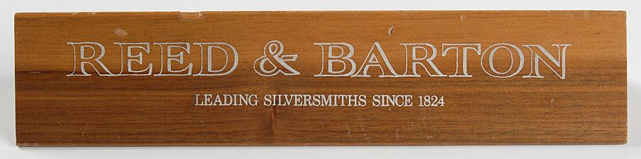 Advertising Signs Wood Advertising Sign by Reed & Barton-1