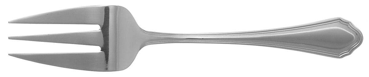 Canter Place (Stainless) Medium Solid Cold Meat Serving Fork by Reed & Barton-1