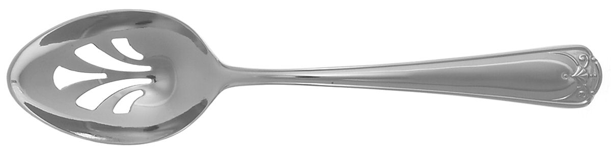 Bond Street (Stainless) Pierced Tablespoon (Serving Spoon) by Reed & Barton-1