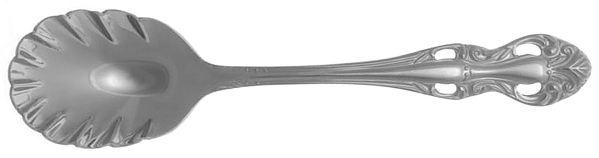 Kings Park (Stainless) Sugar Shell Spoon by Reed & Barton-1