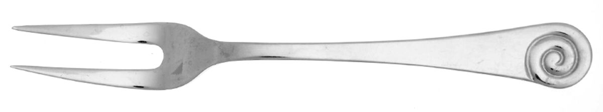 Ammonite Bright (Stainless) Medium Solid Cold Meat Serving Fork by Robert Welch-1