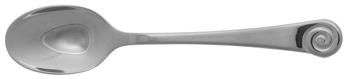 Ammonite Bright (Stainless) Place/Oval Soup Spoon by Robert Welch-1