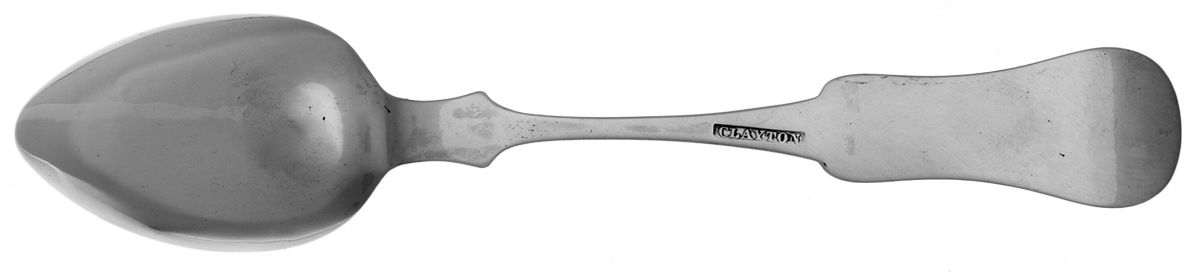 Coin Silver Flatware Teaspoon by Richard Clayton-2