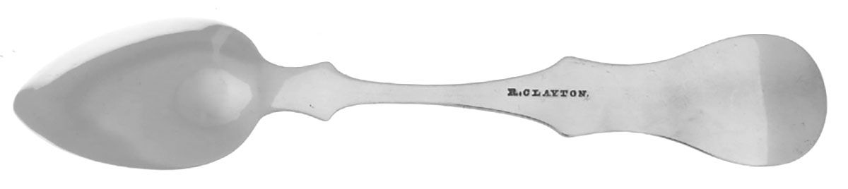 Coin Silver Flatware Teaspoon by Richard Clayton-2