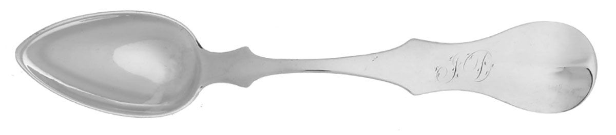 Coin Silver Flatware Teaspoon by Richard Clayton-1