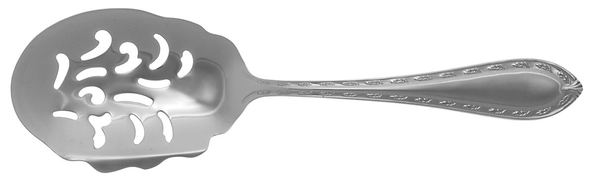 Ivy Glen (Stainless) Solid Macaroni Server by Reed & Barton-1