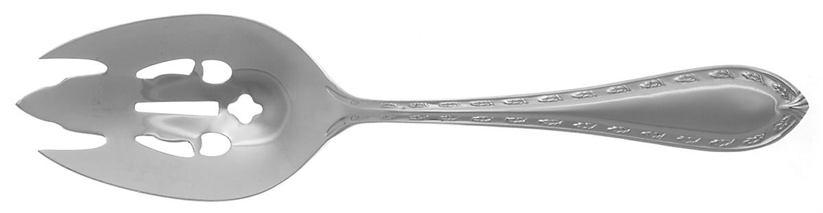 Ivy Glen (Stainless) Pierced Vegetable Serving Spoon by Reed & Barton-1