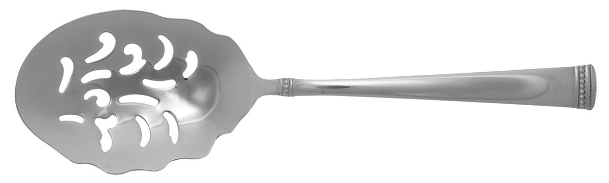 Imperial Bead (Stainless) Solid Macaroni Server by Reed & Barton-1