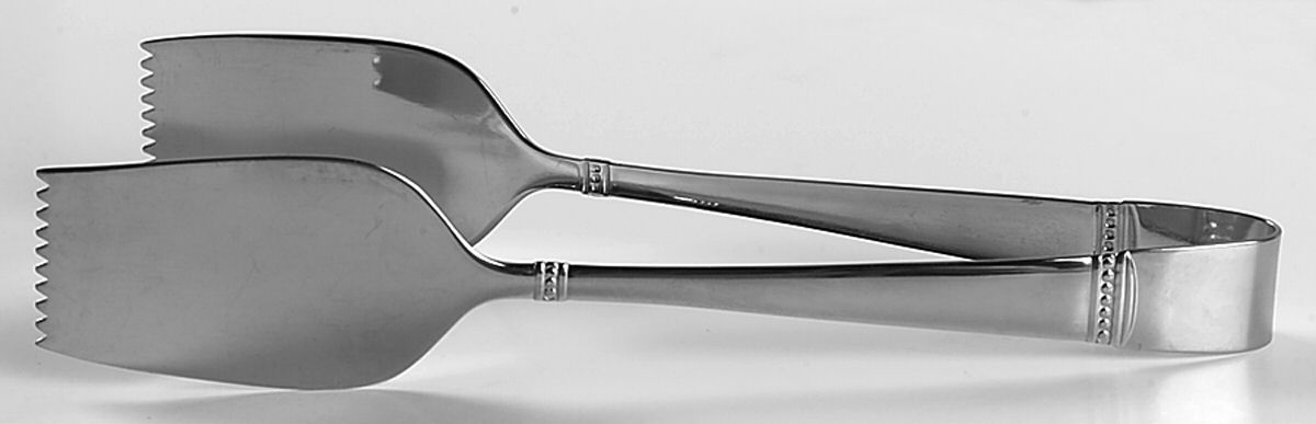 Imperial Bead (Stainless) 1-Piece Salad Tongs by Reed & Barton-1