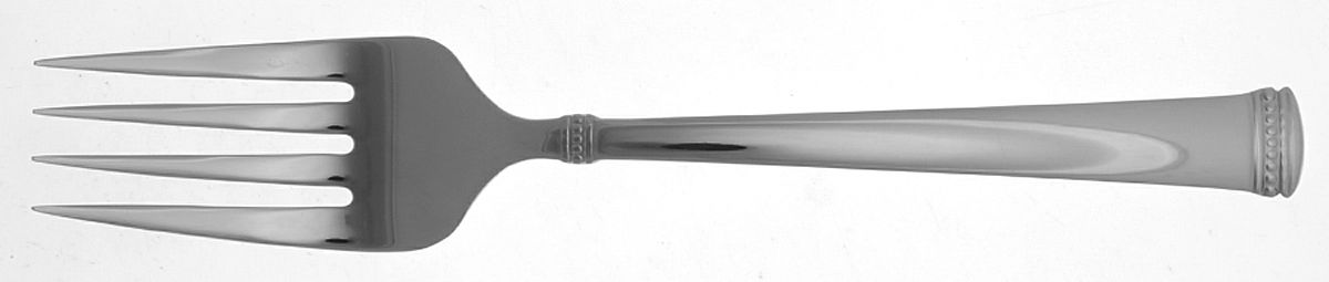 Imperial Bead (Stainless) Medium Solid Cold Meat Serving Fork by Reed & Barton-1