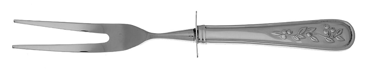 Berry Vine (Stainless) Carving Fork Small with Stainless Prongs HC by Reed & Barton-1