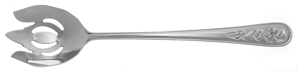 Berry Vine (Stainless) Large Solid Serving Fork by Reed & Barton-1