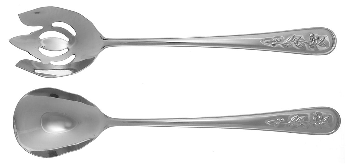 Berry Vine (Stainless) Large Solid Serving Set by Reed & Barton-1
