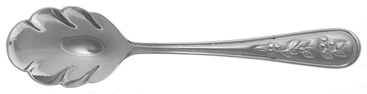 Berry Vine (Stainless) Sugar Shell Spoon by Reed & Barton-1