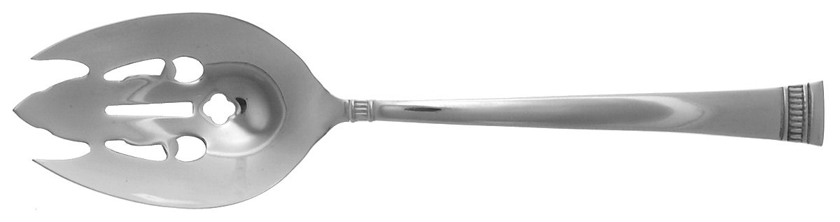 Winthrop (Stainless) Pierced Vegetable Serving Spoon by Reed & Barton-1
