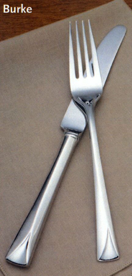 Burke (Stainless) Fork by Reed & Barton-1