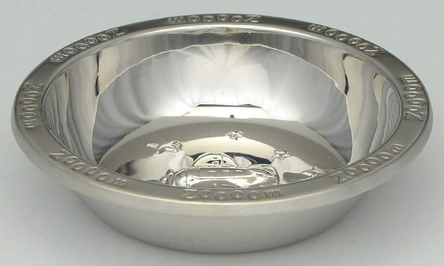 Zoom Zoom (Stainless, Hollowware) Baby Bowl by Reed & Barton-1