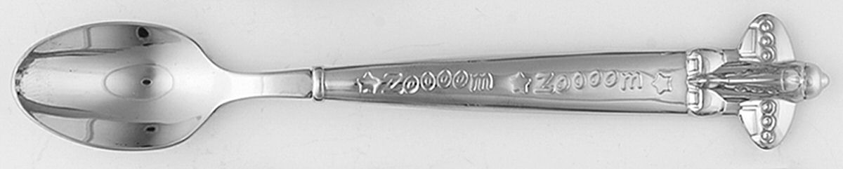 Zoom Zoom (Stainless, Hollowware) Infant Feeding Spoon by Reed & Barton-1