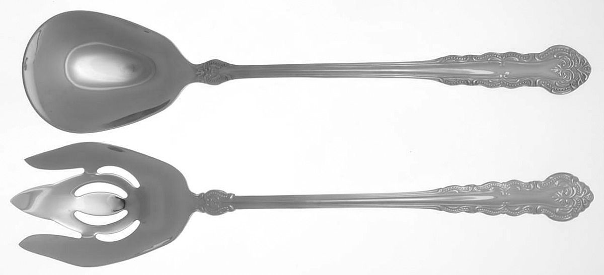Richmond Hill (Stainless) Large Solid Serving Set by Reed & Barton-1