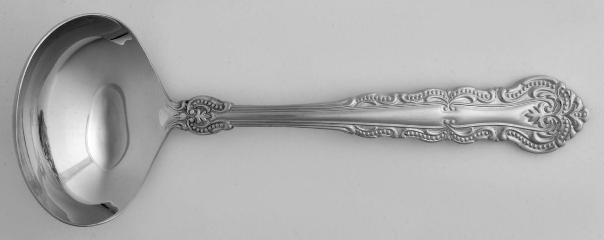 Richmond Hill (Stainless) Solid Gravy Ladle by Reed & Barton-1