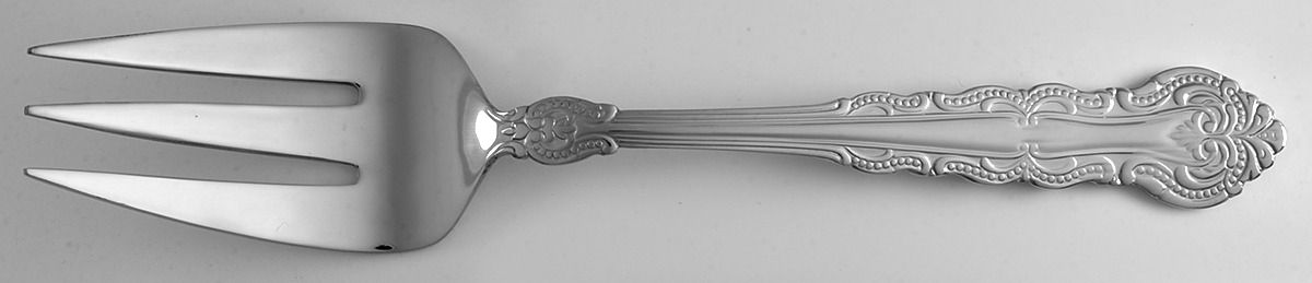 Richmond Hill (Stainless) Medium Solid Cold Meat Serving Fork by Reed & Barton-1