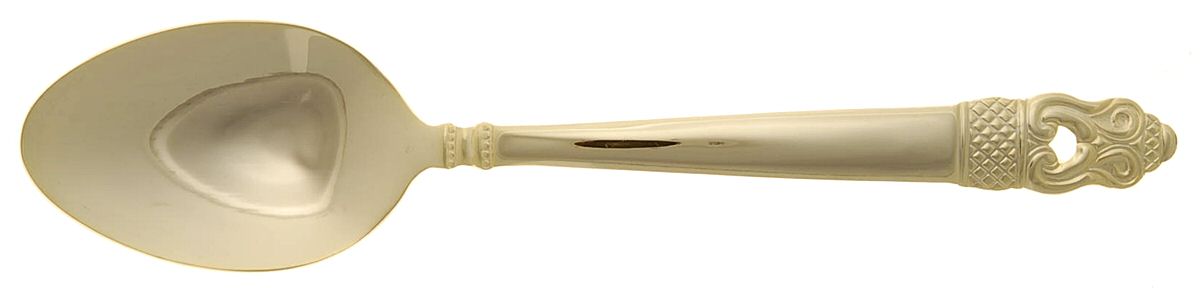 Bridgeport (Gold Electroplate) Place/Oval Soup Spoon by RSVP Flatware-1