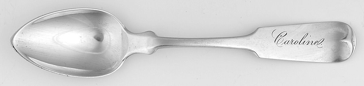Coin Silver Flatware Teaspoon by John Polhamus-3