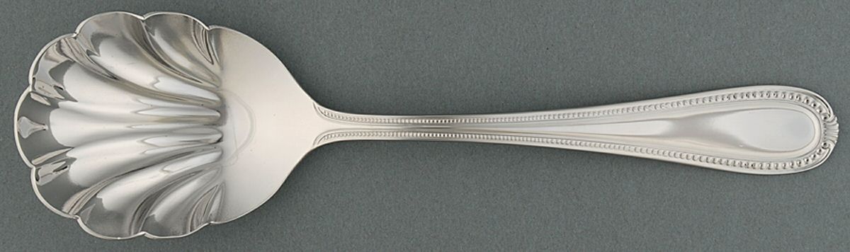Kendrick (Stainless) Solid Shell Berry/Casserole Spoon by Reed & Barton-1