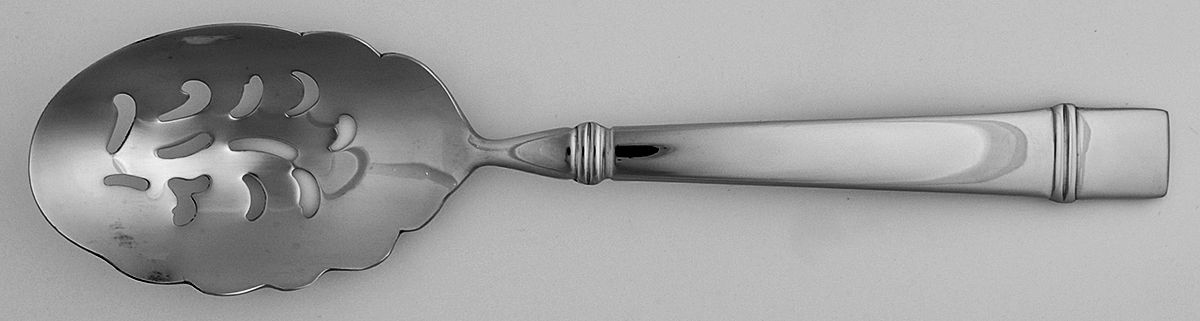 Duxbury (Stainless) Solid Macaroni Server by Reed & Barton-1