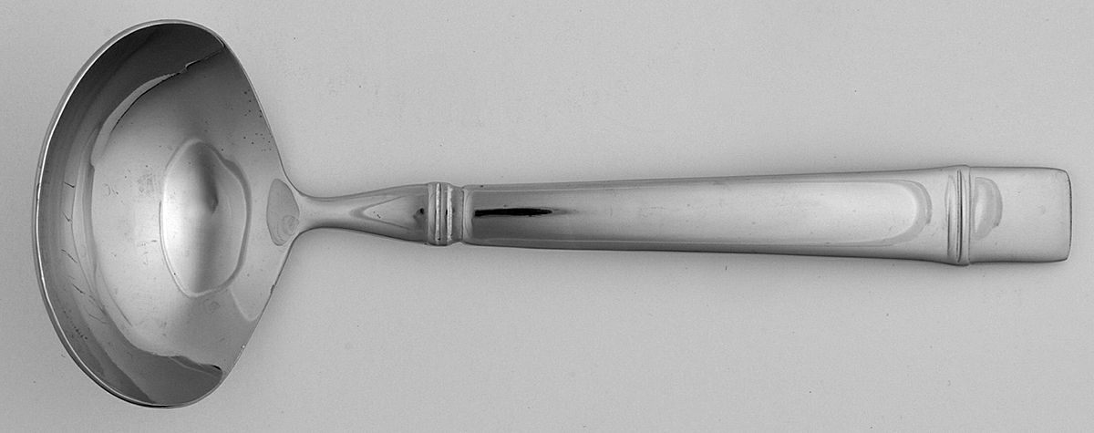 Duxbury (Stainless) Solid Gravy Ladle by Reed & Barton-1