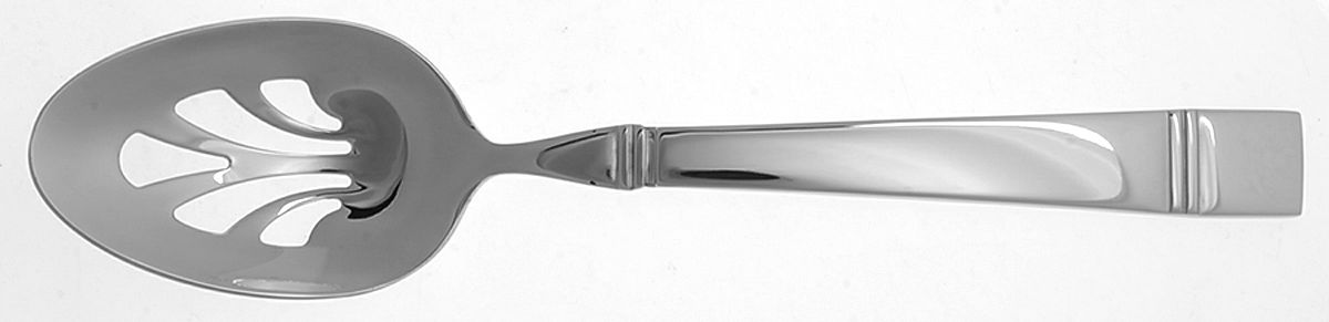 Duxbury (Stainless) Pierced Tablespoon (Serving Spoon) by Reed & Barton-1