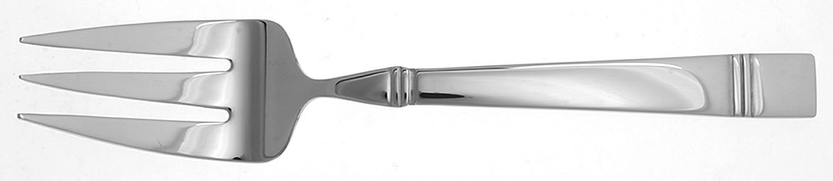 Duxbury (Stainless) Medium Solid Cold Meat Serving Fork by Reed & Barton-1