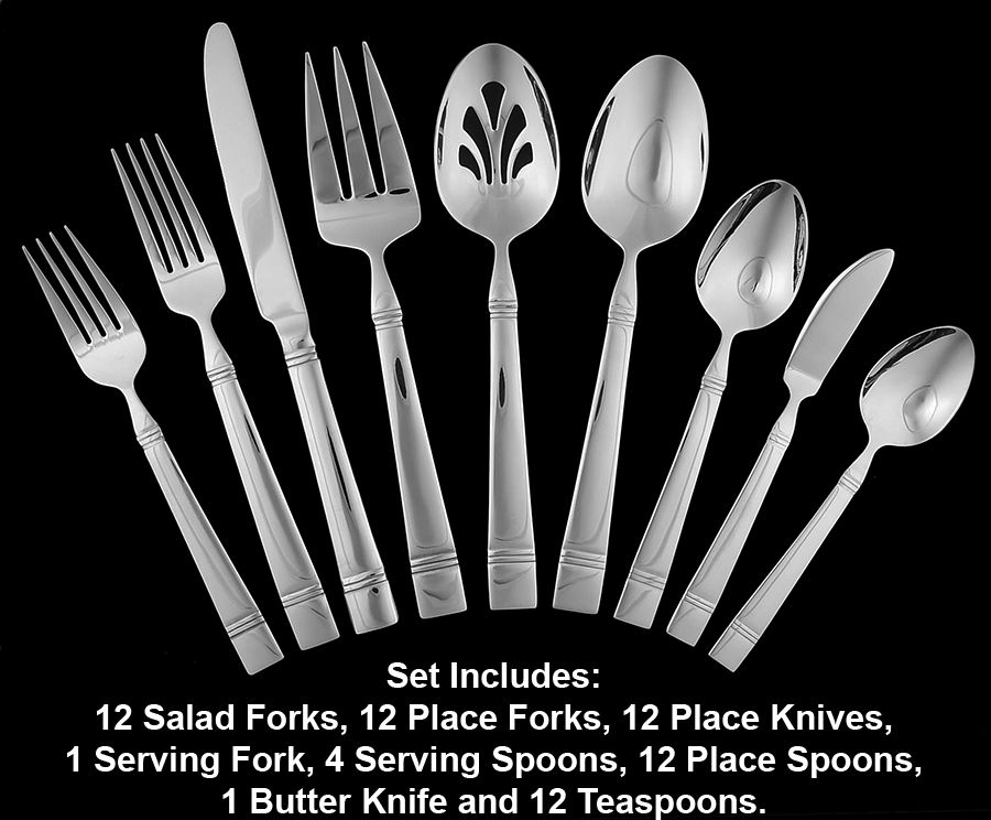 Duxbury (Stainless) 66 Piece Set by Reed & Barton-1