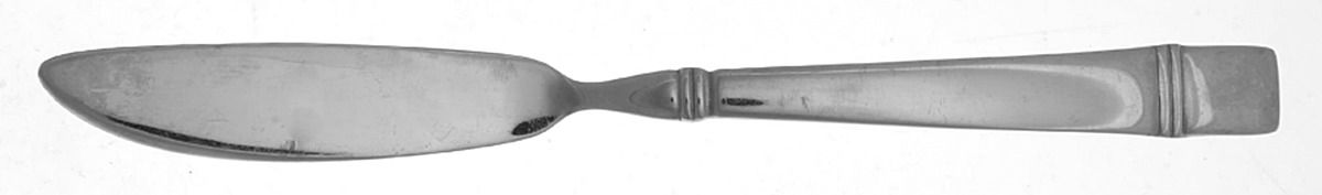 Duxbury (Stainless) Large Flat Handle Master Butter Knife by Reed & Barton-1
